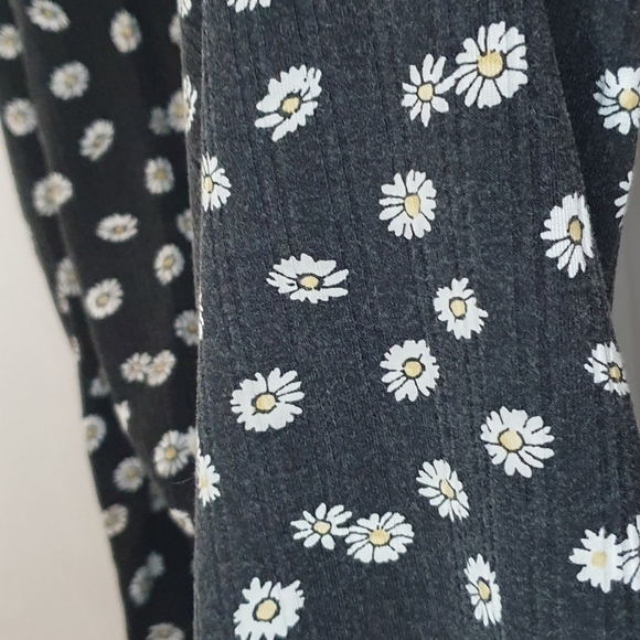 Pink Rose Dress Daisy print A-line pullover Spaghetti strap Women's Size L - Picture 5 of 9